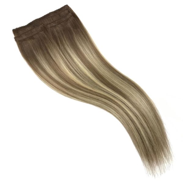 6 Parça Çıt Çıt Saç #6A-8A-613 California Blonde Ombre & Röfle