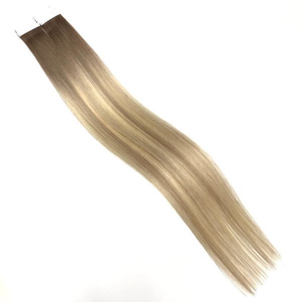 Mikro Bant Saç Kaynak #6A-801-60 Baby Blonde Ombre Balayage