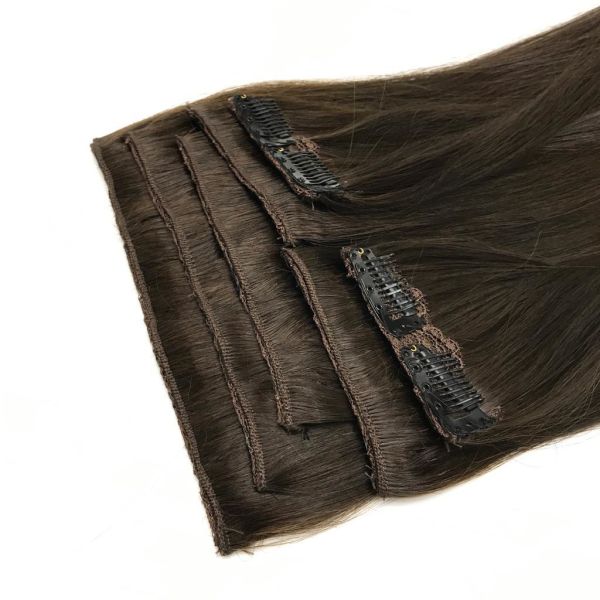 7 Parça Çıt Çıt Saç #4.1 Dark Ash Brown