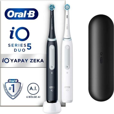 Oral-B İO 5 2'li Şarjlı Diş Fırçası Seti