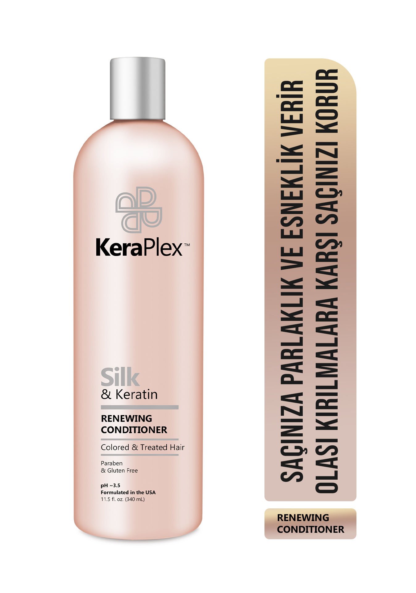 KERAPLEX KERATIN Renewing Conditioner (Yenileyici Saç Kremi) 355ml