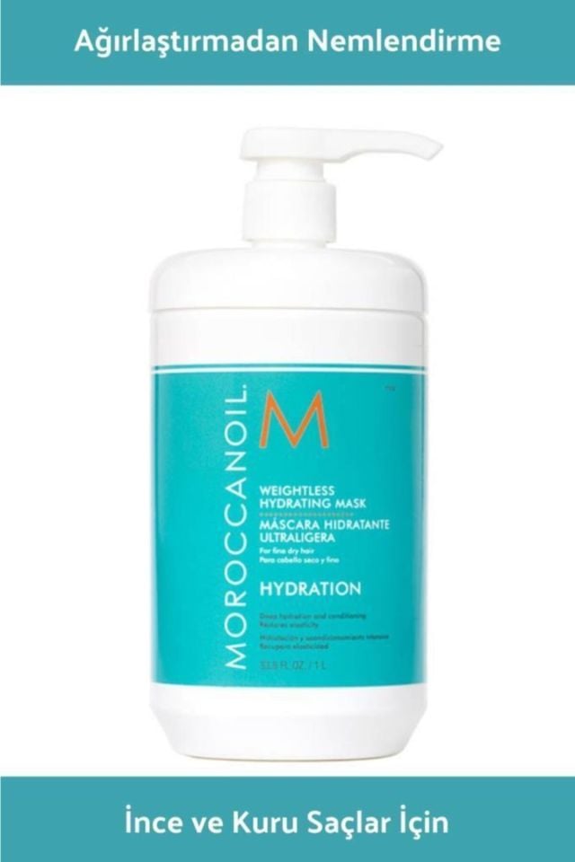MOROCCANOIL HYDRATING WEİGHTLESS MASK 1000ML