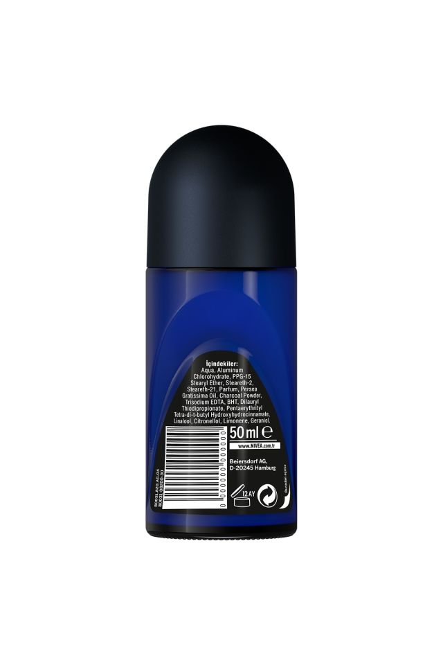 ﻿Nivea Men Erkek Roll-On Deodorant Deep Dimension 50ml,48 Saat Anti-perspirant Koruma