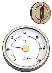 Pakkens Kalorifer Termometresi Ø65 120°C
