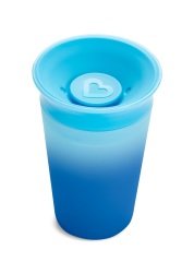 Munchkin Mucize  360° Renk Değiştiren Alıştırma Bardağı, 12ay+,  266ml, Mavi, 1 Adet