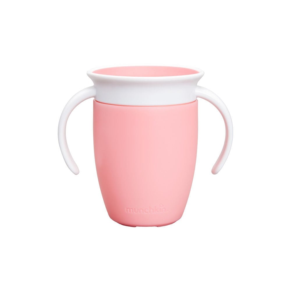 Munchkin Mucize 360° Alıştırma Bardağı 6ay+, 207ml, Pembe, 1 Adet