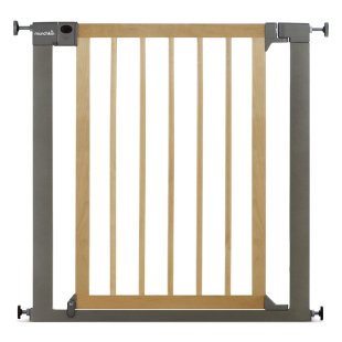 Munchkin Designer Kolay Kapanabilir Bebek Güvenlik Kapısı, 76cm-82cm, Bej/Gri