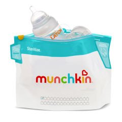 Munchkin Yeniden Kullanılabilir Jumbo Mikrodalga Sterilizatör Torbaları 6 adet