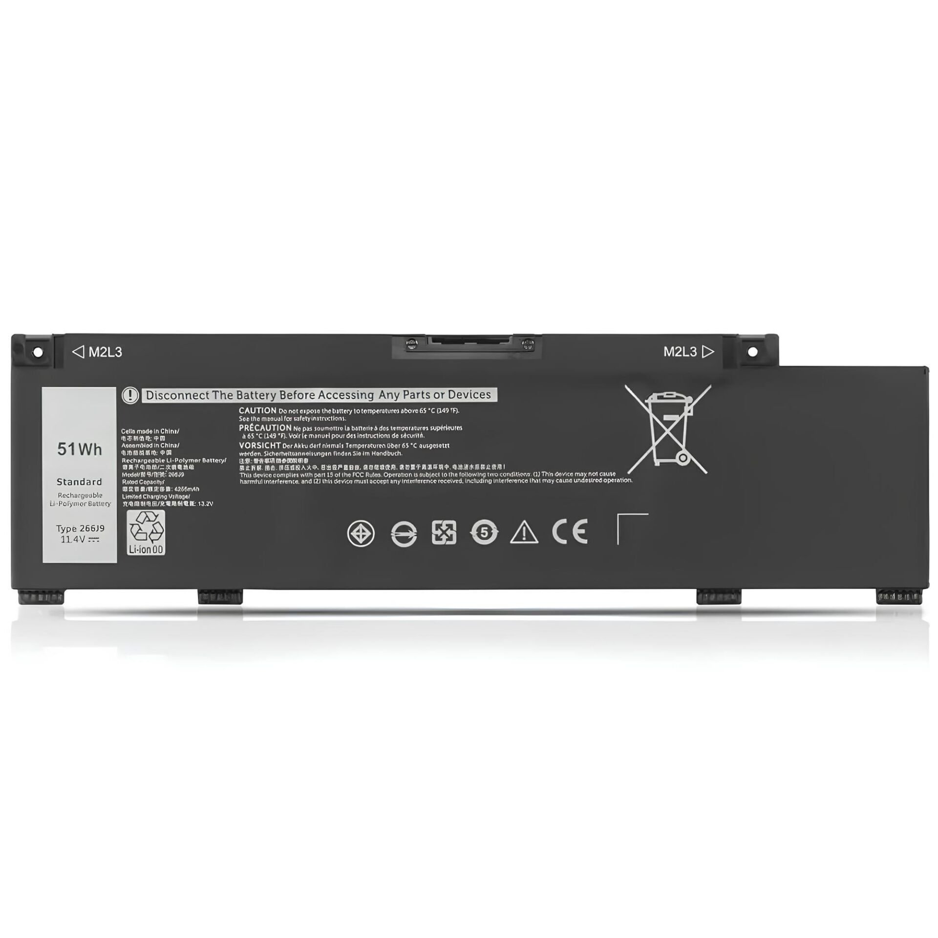 Dell G3 15 3590-1132F Batarya