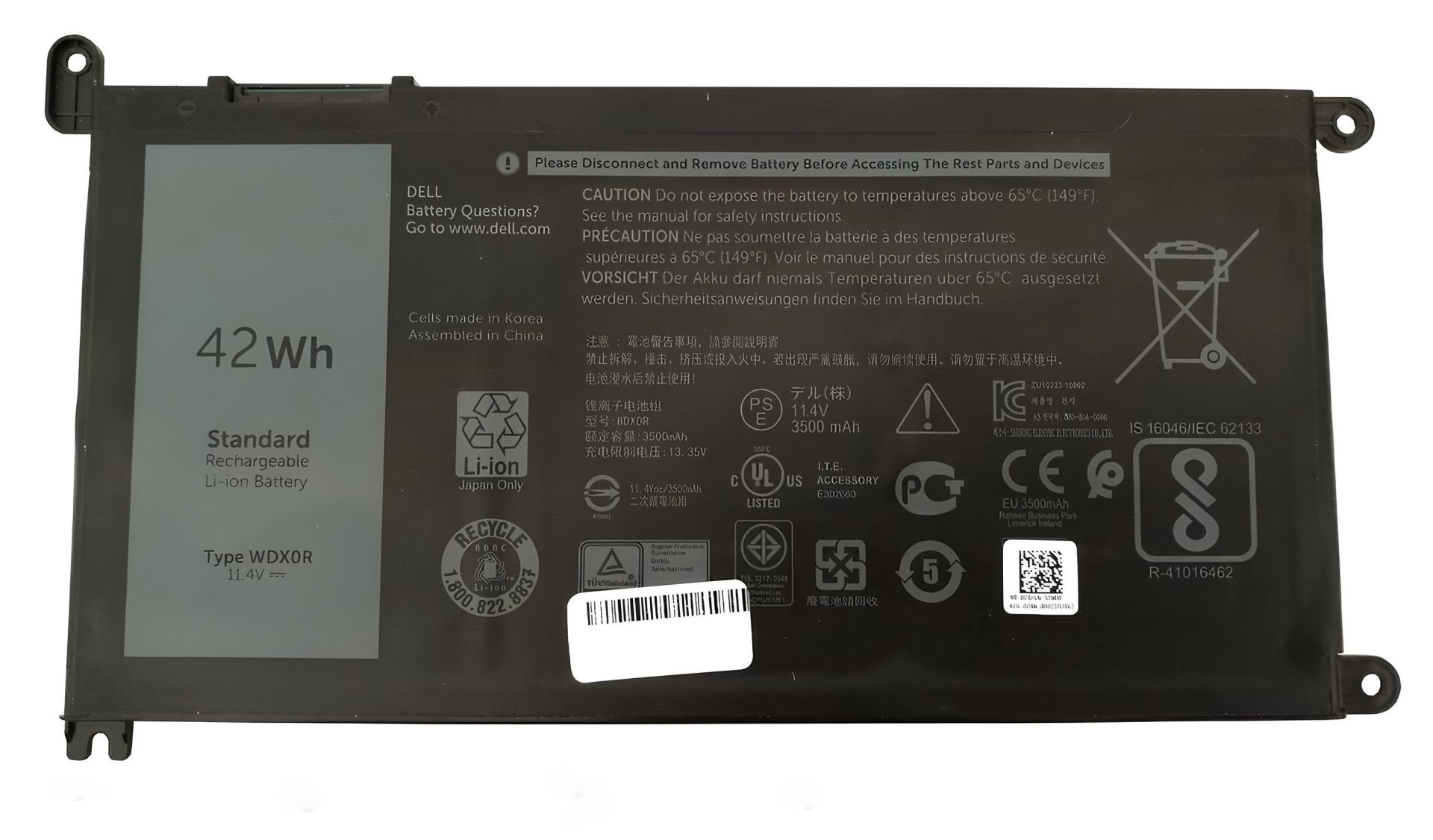Dell 3CRH3 Batarya - Pil (CLB)