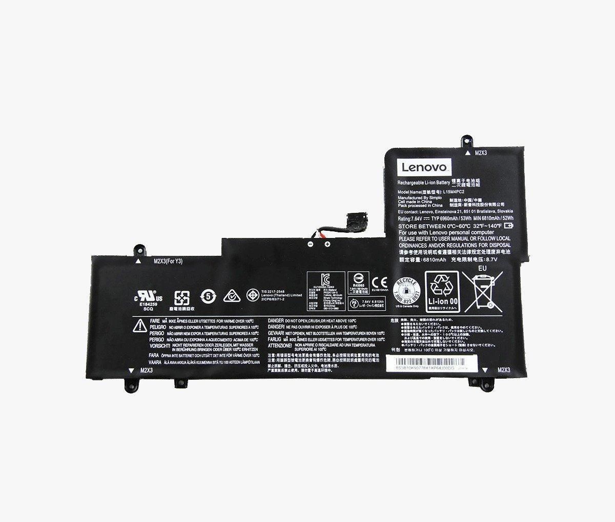 Lenovo Yoga 710-15IKB(80V5) Batarya Pil