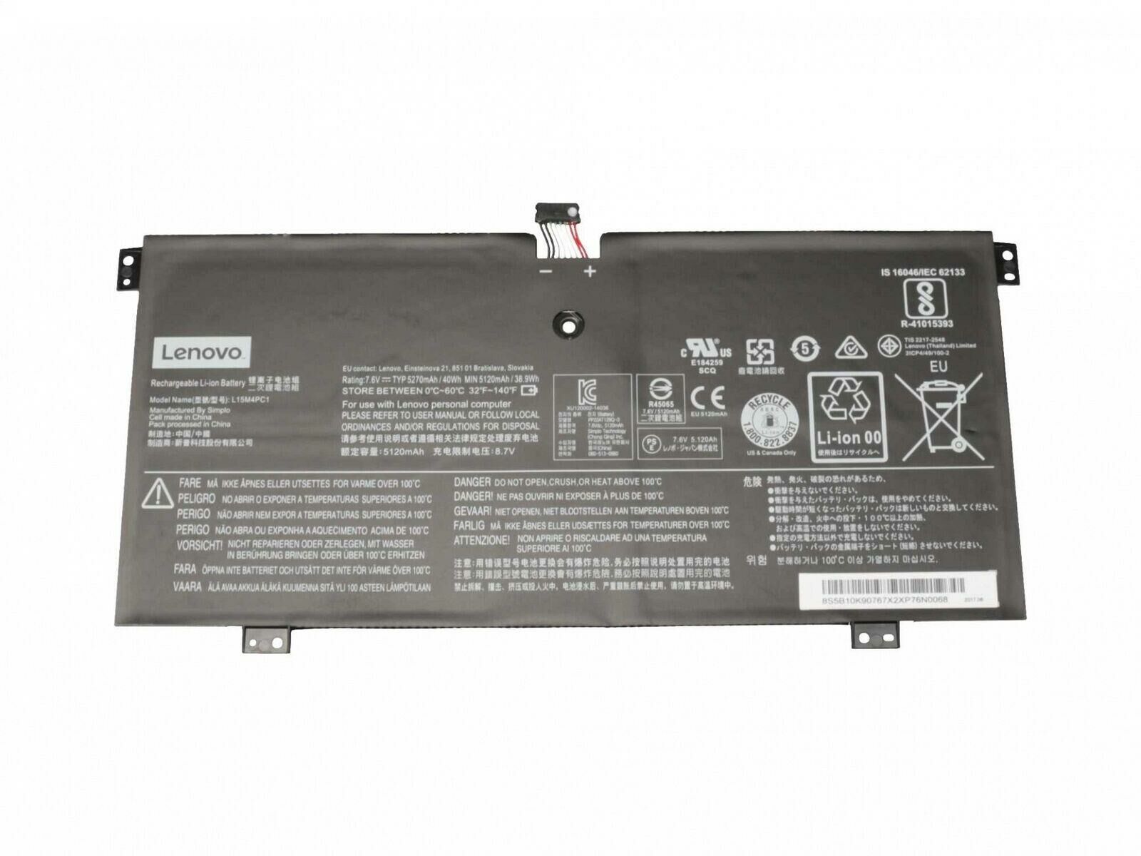 Lenovo Yoga 710-11ISK-80TX000PUS Batarya Pil