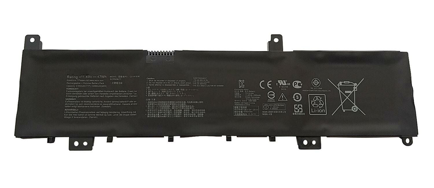 Asus VivoBook Pro 15 N580VD-DM027T Batarya