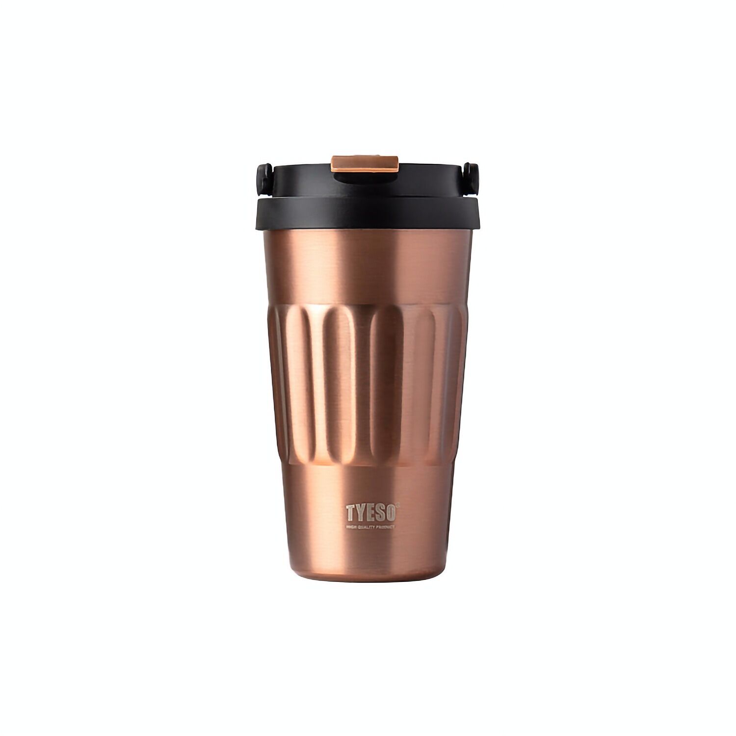 Tyeso Coffe Mug Vakumlu Paslanmaz Çelik Taşıma Kulplu(BAKIR)