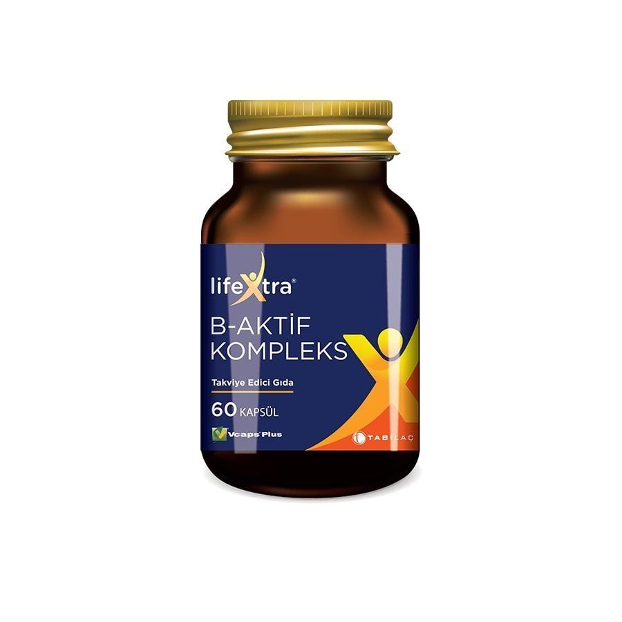 Lifextra B-Aktif Kompleks Vitamin B Kompleks Kapsül 60 li
