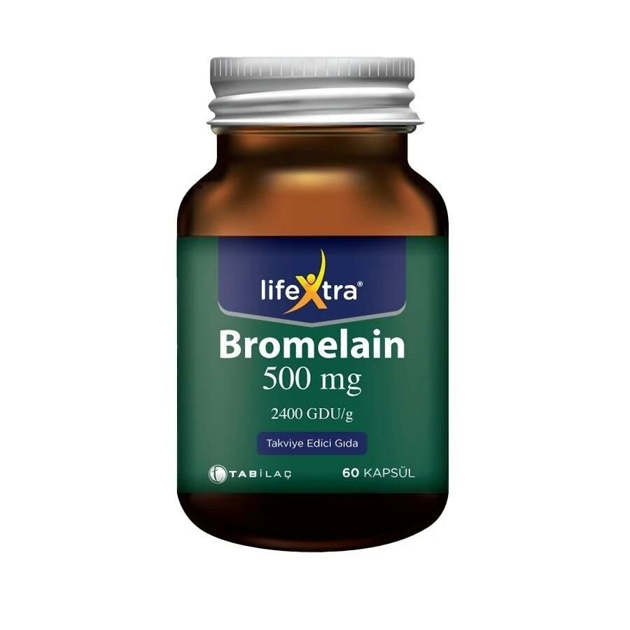 LifeXtra Bromelain 500 mg 60 Kapsül