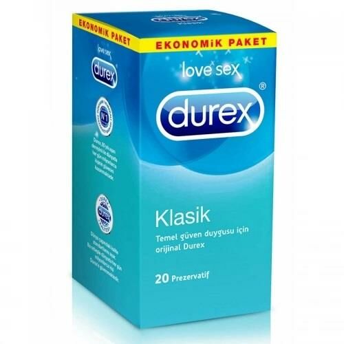 Durex Prezervatif Klasik 20 Li