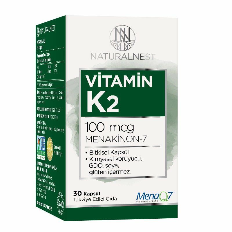 Naturalnest Vitamin K2 Menakinon -7 30 Kapsül