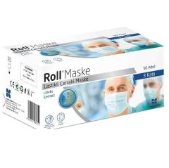 Roll Cerrahi Maske Steril Lastikli 3 Katlı 50 lik