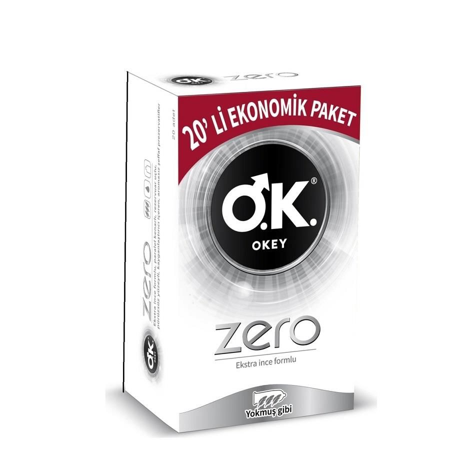 Okey Zero Prezervatif 20'li Ekonomik Paket