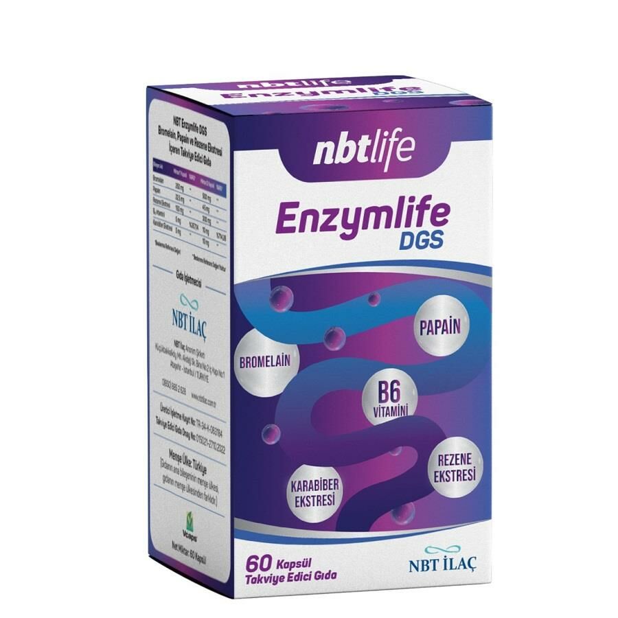 NBTLife Enzymlife DGS 60 Kapsül