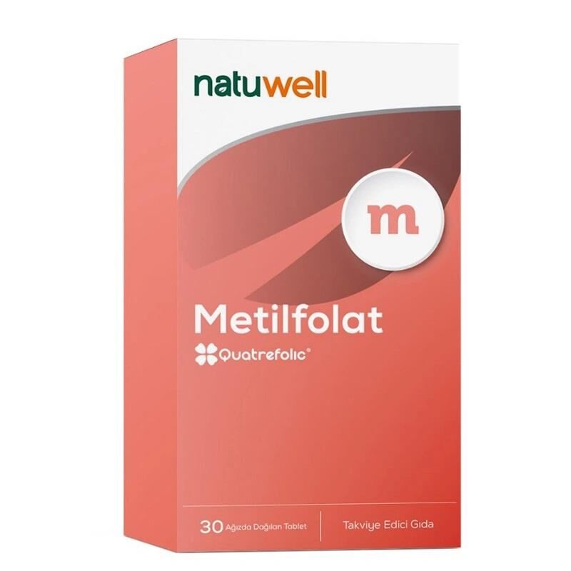 Natuwell Metilfolat ODT 30 Tablet