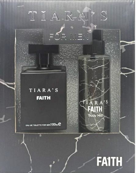 Tiaras Edt Men 100 ml Faith - 150 ml Body Mist