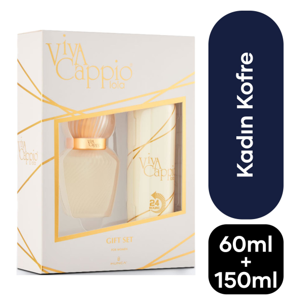Kofre Viva Cappio Kadın 60 ml Parfüm + 150 ml Deodorant Lola