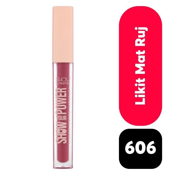 Pastel Liquid Matte Lipstick 606