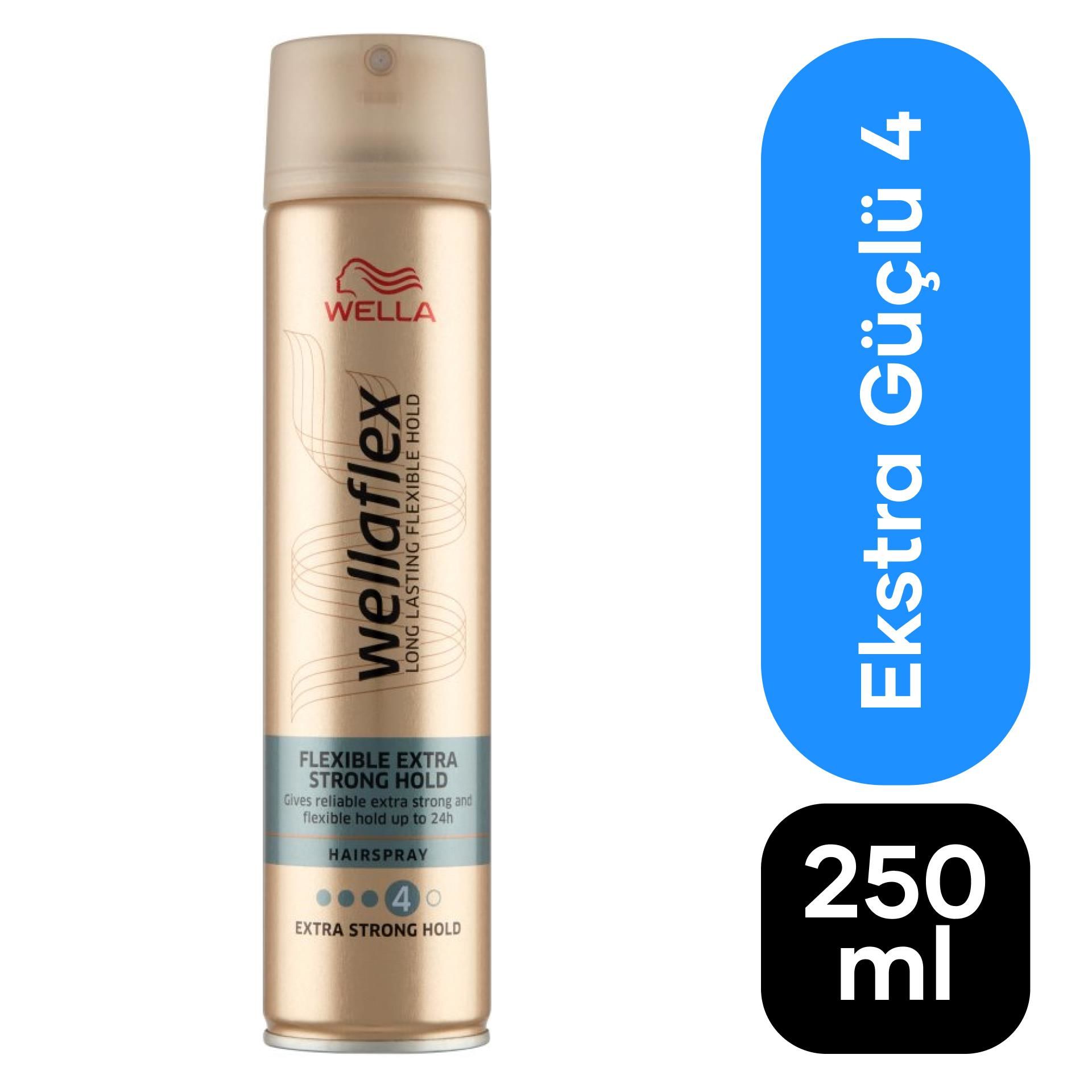Wella Wellaflex Flexible Extra Strong Hold Saç Spreyi - 250 ml