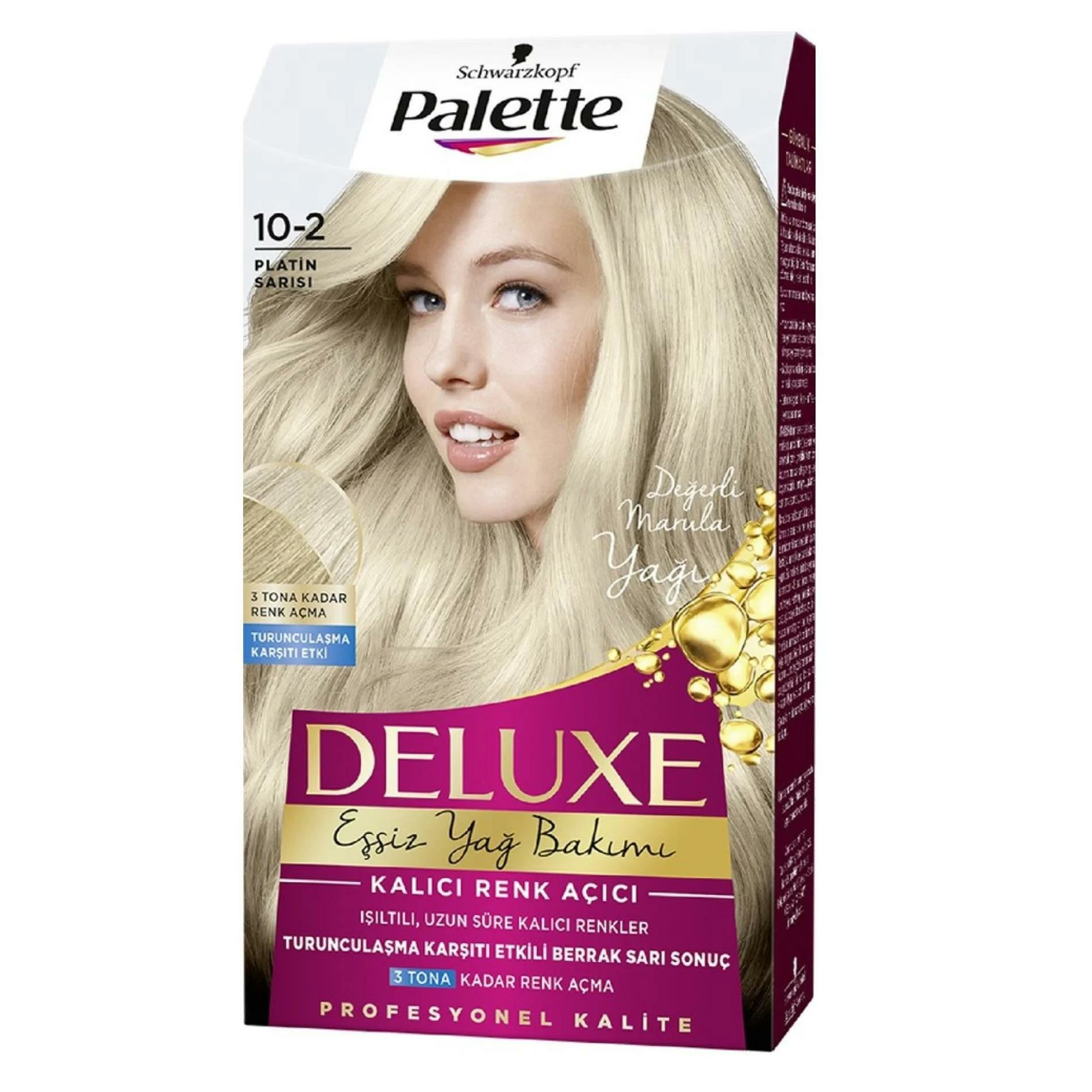 Palette Deluxe 10-2 Platin Sarısı