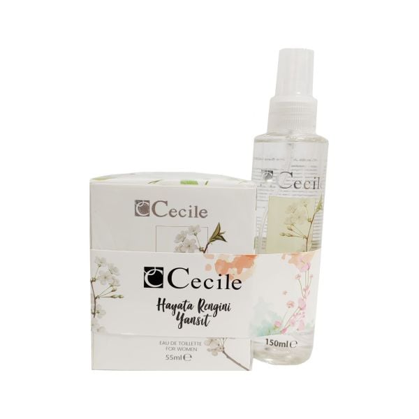 Cecile Kofre 55 ml Edt +150 ml Body Mist Jasmine