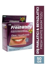 Fresh White Diş Tozu 50 Gr. Karanfil Aromalı