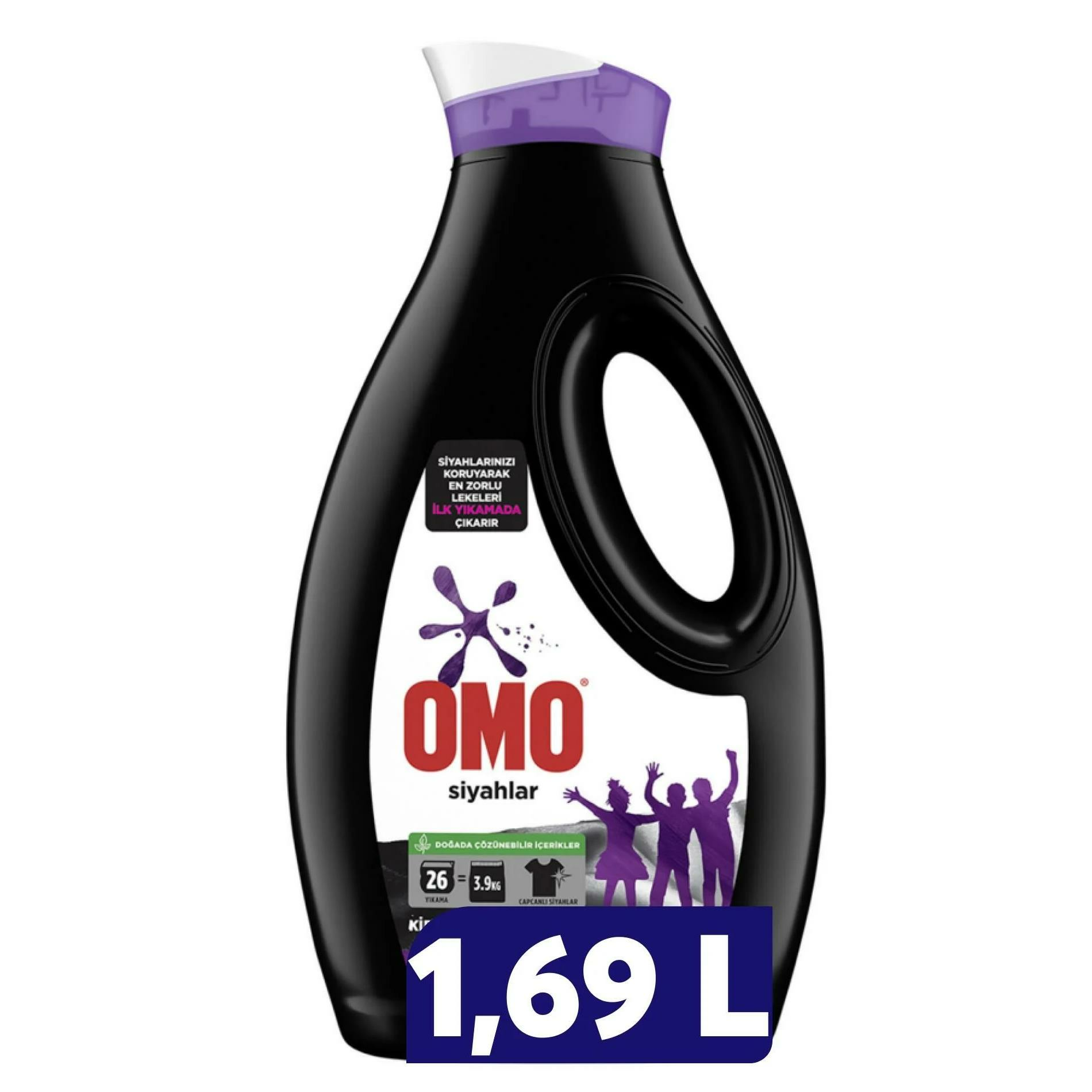 Omo Sıvı Çamaşır Deterjanı 1,69 L Siyahlar