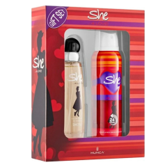 Kofre She Kadın Parfüm 50 ml + Deodorant 150 ml Love