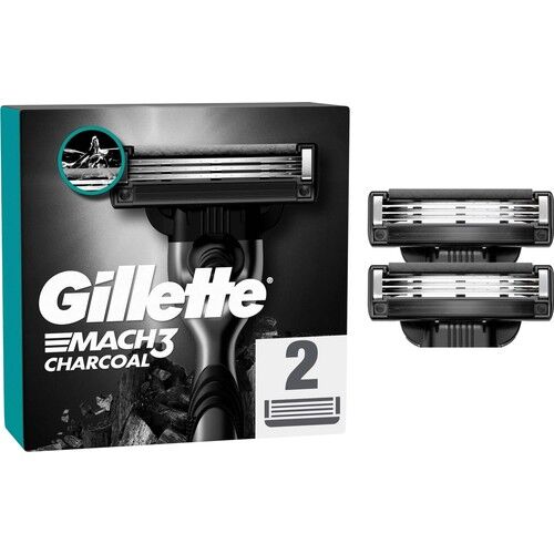 Gillette Mach-3 2'li Yedek Charcoal