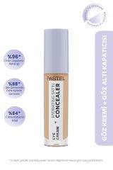 Pastel Eye Cream + Hydrating Satin Concealer - Göz kremi + Göz Altı Kapatıcısı 66 Deep Medium