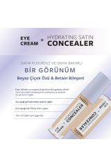 Pastel Eye Cream + Hydrating Satin Concealer - Göz kremi + Göz Altı Kapatıcısı 66 Deep Medium