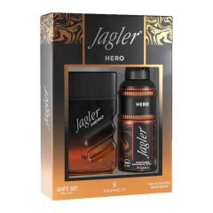 Jagler Kofre Erkek Parfüm 90 ml + Deodorant 150 ml Hero