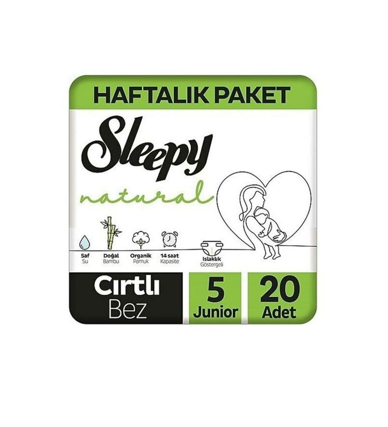 Sleepy Natural Bez Mini No:5 11-18 kg