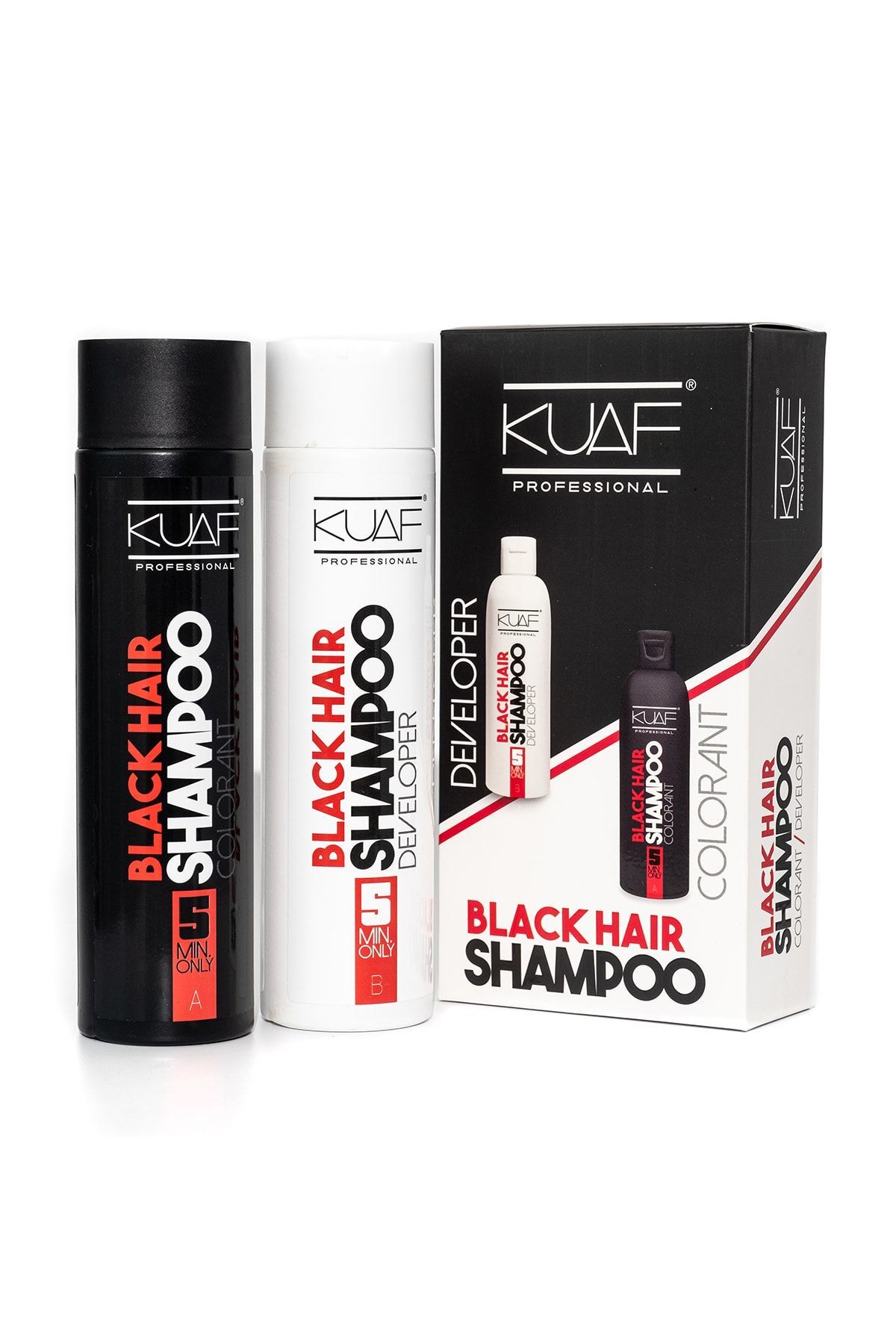 Kuaf Şampuan Black 2 Li Kutu 250Ml+250Ml