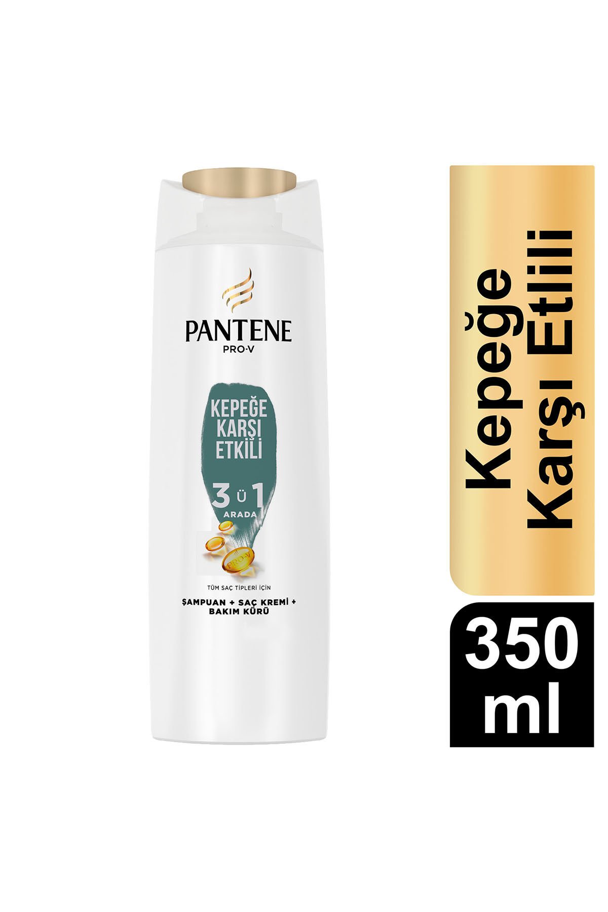 Pantene 350 Ml Şampuan 3 in 1 Kepeğe Karşı