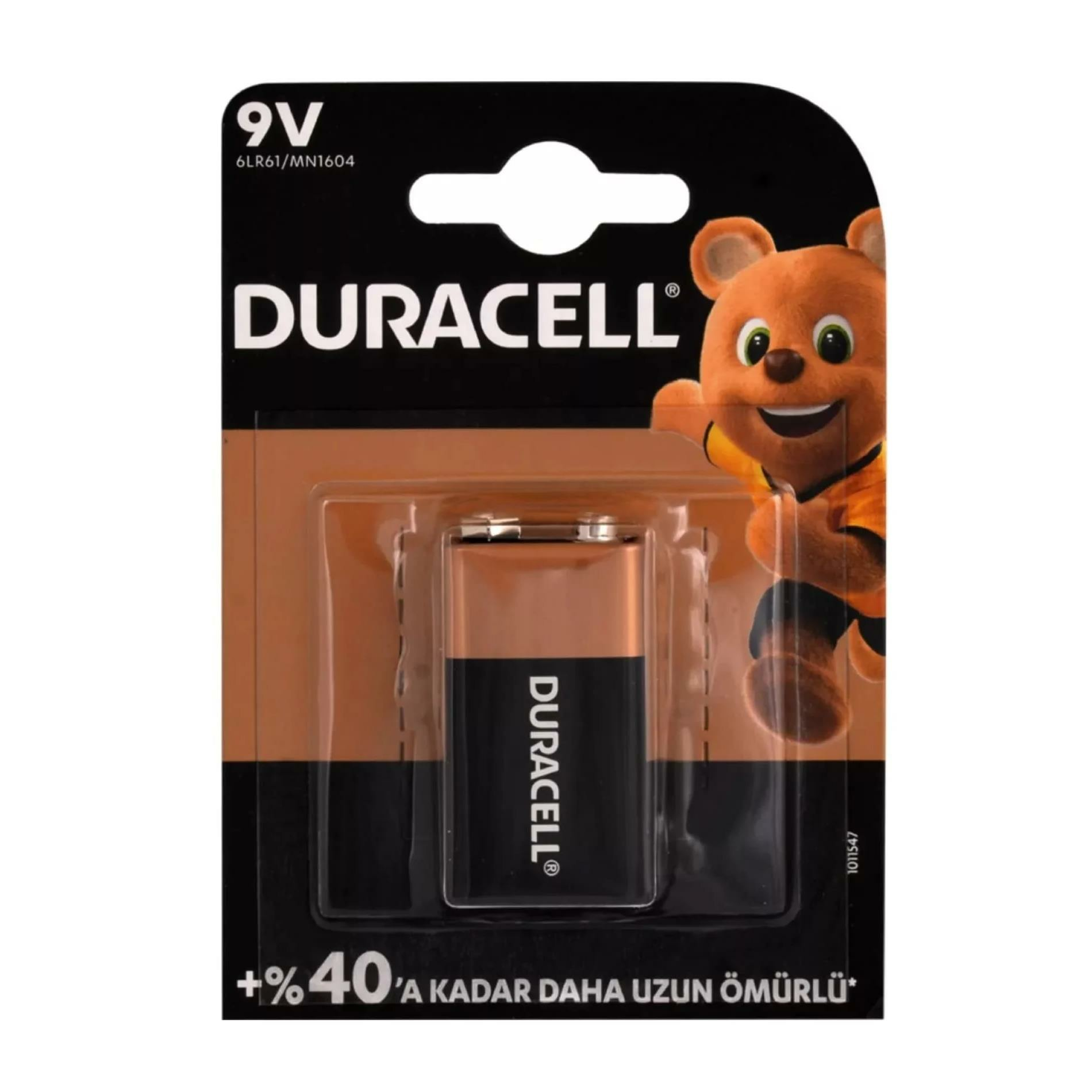 Duracell 9 Volt Pil