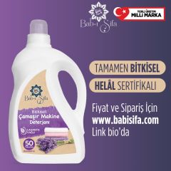 Babı Şifa Lavanta Yağlı Bitkisel Çamaşır Makine Deterjanı 2 lt.