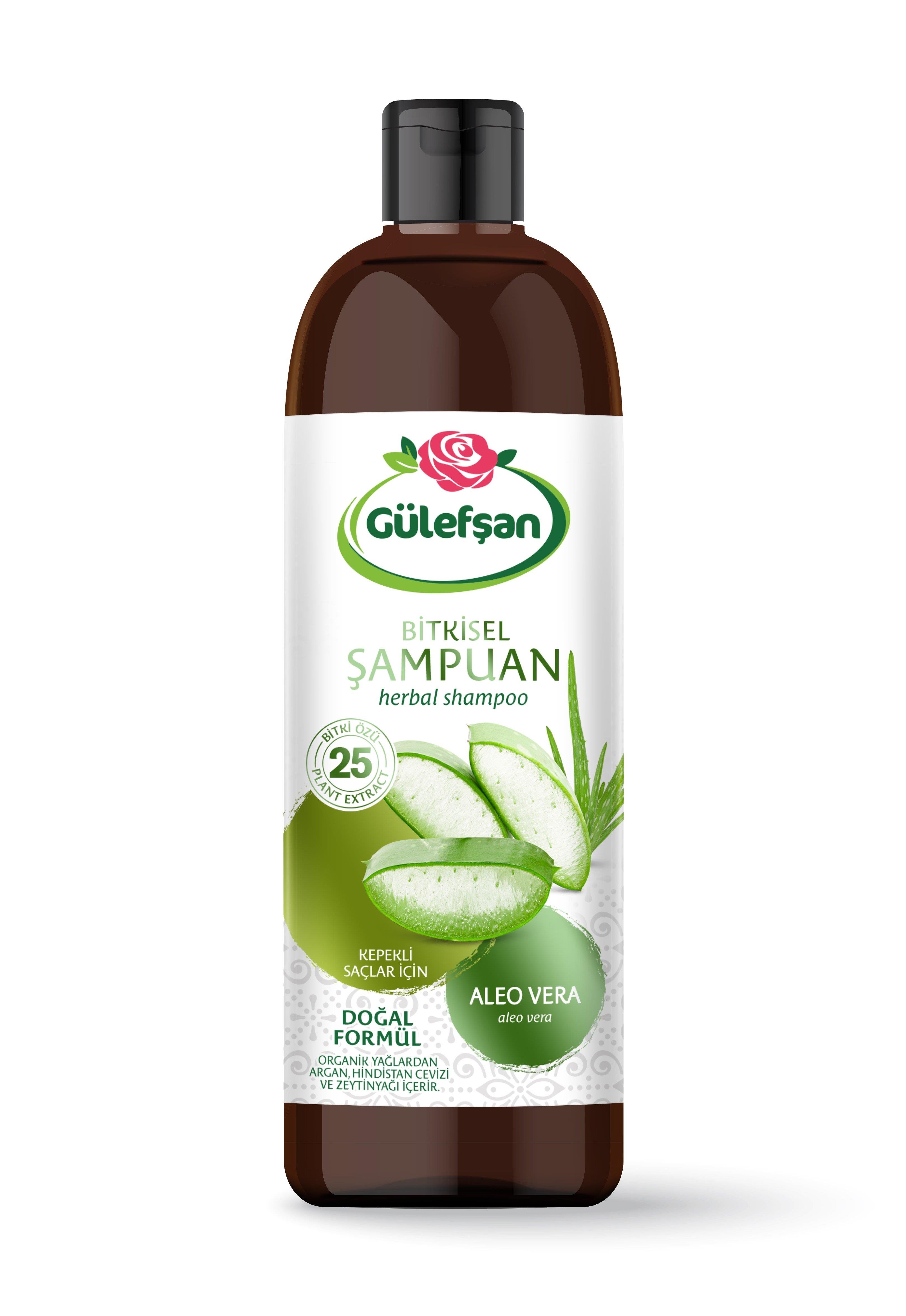 Gülefşan Kepekli Saçlar için Bitkisel Aloe Vera Şampuan 400 ml.