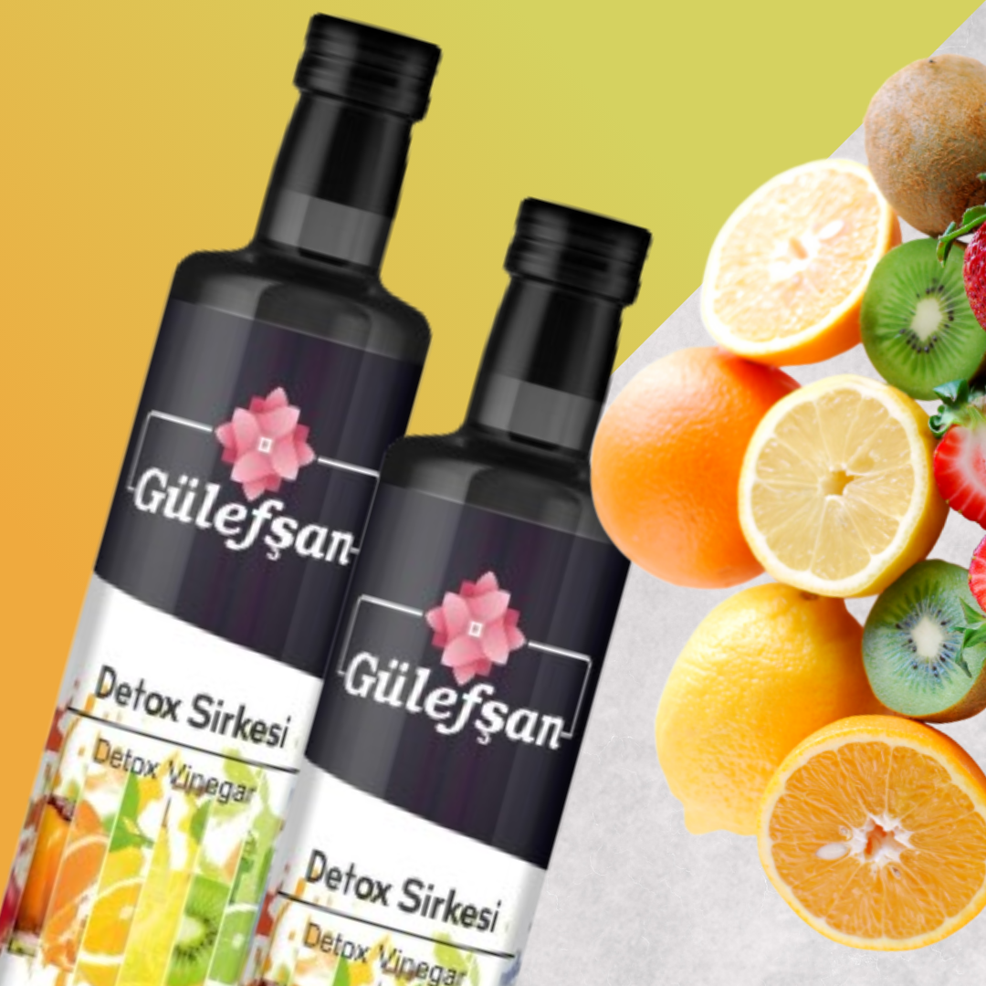 Gülefşan Detox Sirkesi 500 ml. Cam Şişe