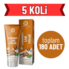 5 KOLİ (Toplam 180 ADET) Bab-ı Şifa Udi Hindi Diş Macunu 140 gr.