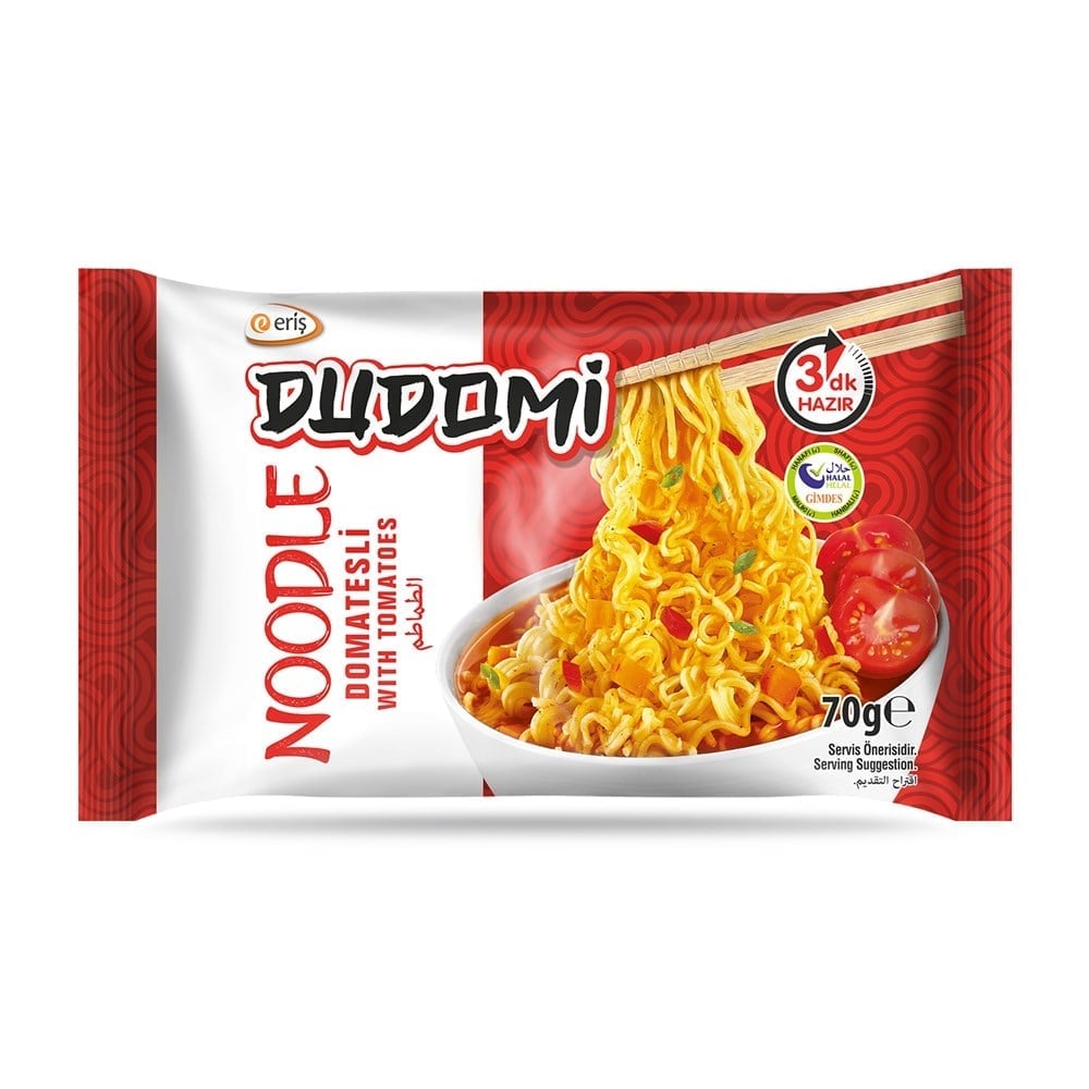 Dudomi Domatesli Noodle Poşet 70 gr.