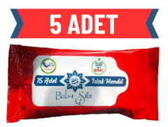 5 ADET Bab-ı Şifa Islak Mendil 15'li (5x15)