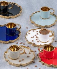 Marigold 6lı Porselen Kahve Fincanı Takımı